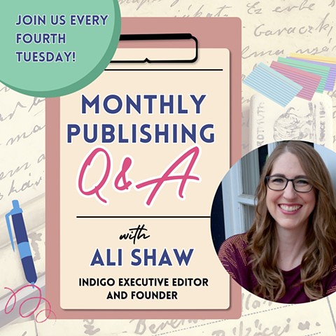 Monthly Publishing Q&A Promo Graphic