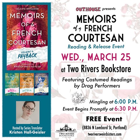 Memoirs of a French Courtesan Reading & Release 