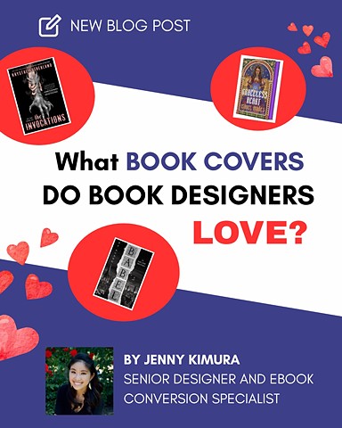 "What Book Covers Do Book Designers Love?" Promo Graphic