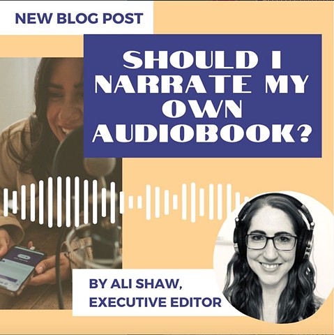 "Should I Narrate My Own Audiobook?" Promo Graphic