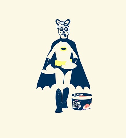 BATMAN ZOMBIE SERVING UP THE COOL...WHIP