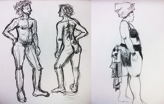 


STUDENTS’ WORK


Roman drawn by Yolanda C., 1st Drawing Class and Hannah drawn by Yolanda C. 10th and final week of Drawing Class.


FIGURE DRAWING/LOCATION DRAWING (FOUNDATION YEAR)
FINE ARTS DEPARTMENT FOR INTERNATIONAL STUDENTS
PROF. STEVEN DANA
SCH