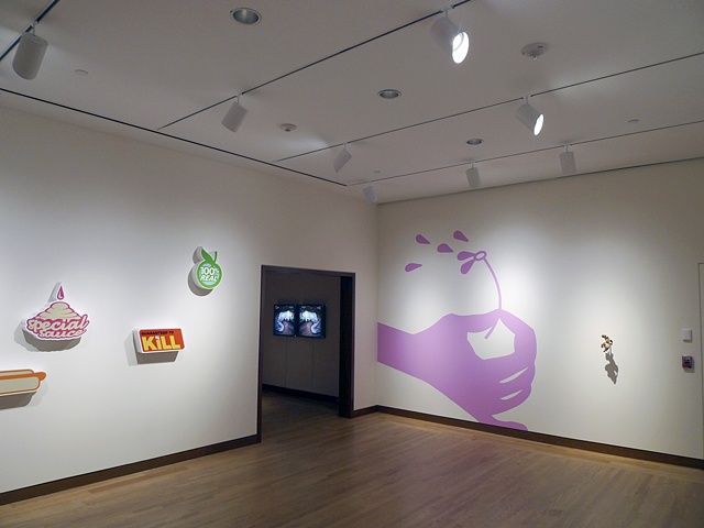 installation image of Visual Plastic, solo exhibition