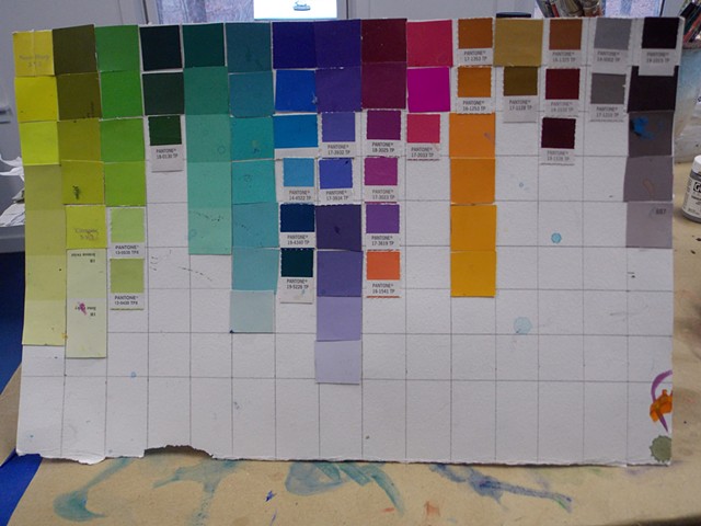 Humane Society Mural color palette