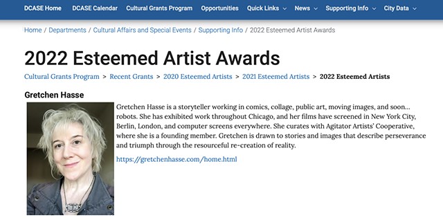 DCASE Announces 2022 Esteemed Artist Awards