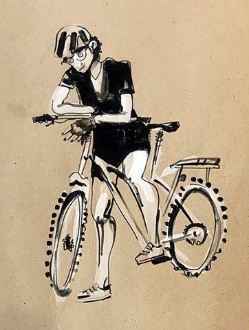 Girl on a Bike