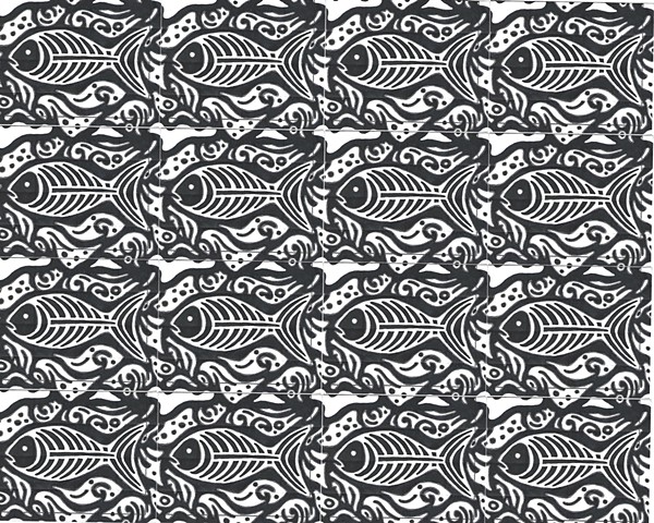 Negative fish repeat (simulated)