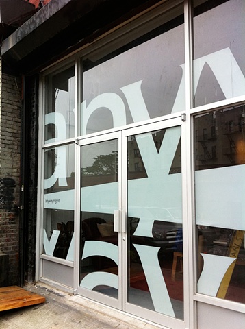ANYWAY MGMT
Store front logo installation