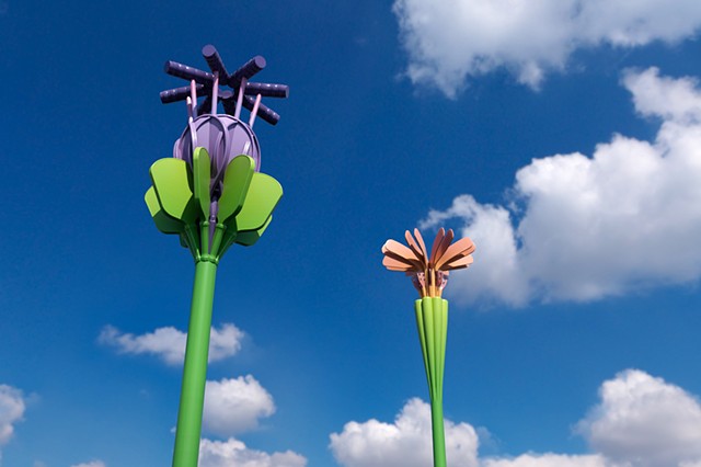 { s'lancer des fleurs }