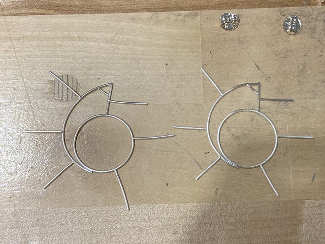 Fabrication: Ammonite Earrings