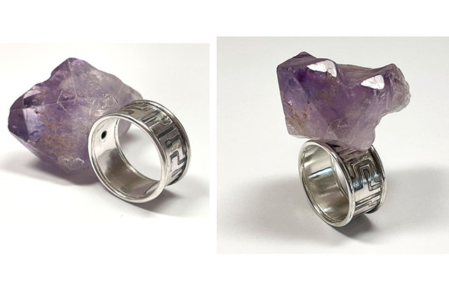 Skater Amethyst Ring 
