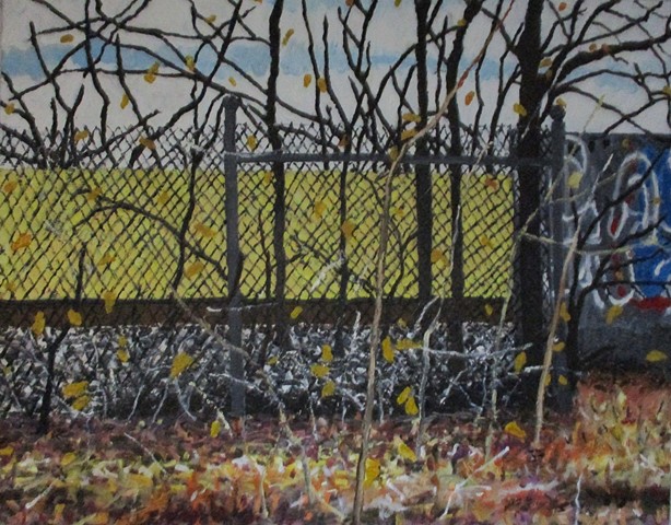 Fence at Railroad Tracks