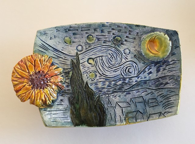 Van Gogh small plate