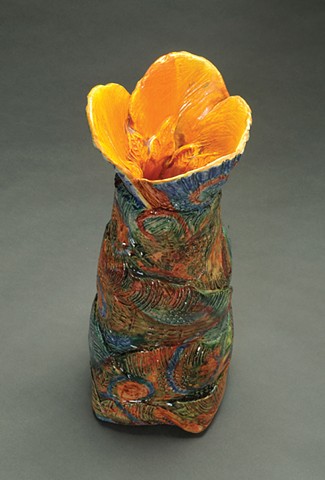 Tall Tapestry Vase, view 1
SOLD