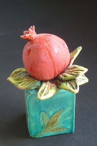 Pomegranate on Turquoise Box
SOLD