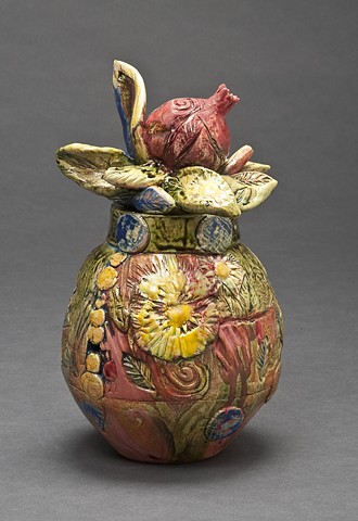 2018 Vase with Pomegranate Lid
SOLD