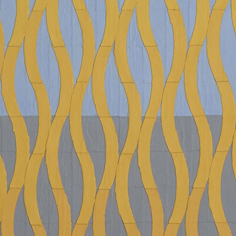 Gray, Blue and Gold (detail)