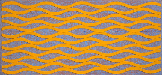 Textural abstract painting