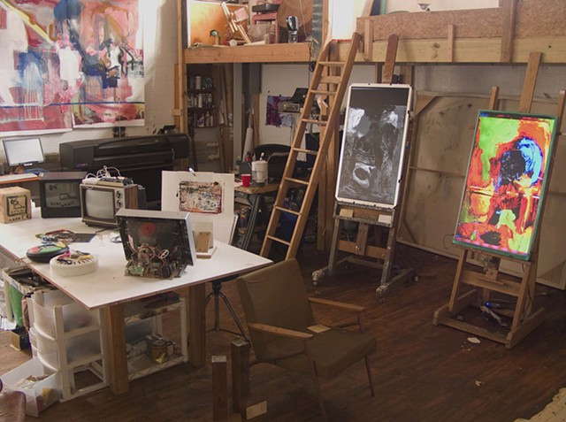 My studio around this time