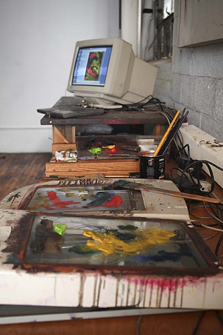 My studio around this time