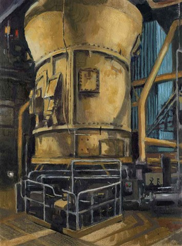 4 Studies of the Coal Fired Power Plant at Boardman, OR (detail, 1 of 4)