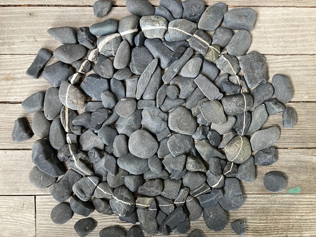 Stone circle (Beach Stones - San Juan Islands)