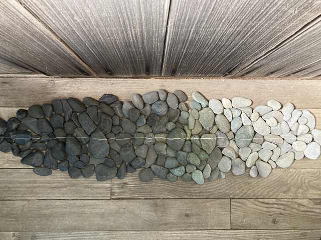 Throughline (beach stones - San Juan Islands)