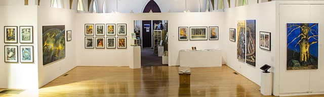 Exhibition at The Arts Center, Corvallis, Oregon. Photo by Rich Bergeman.