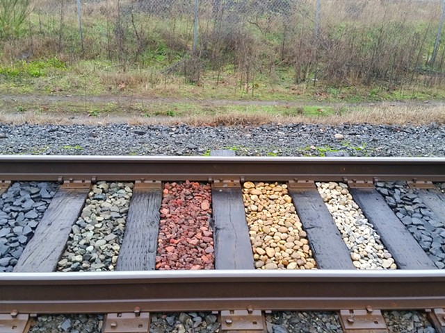 Divisions (Gravel along Railways Tracks - Portland OR)