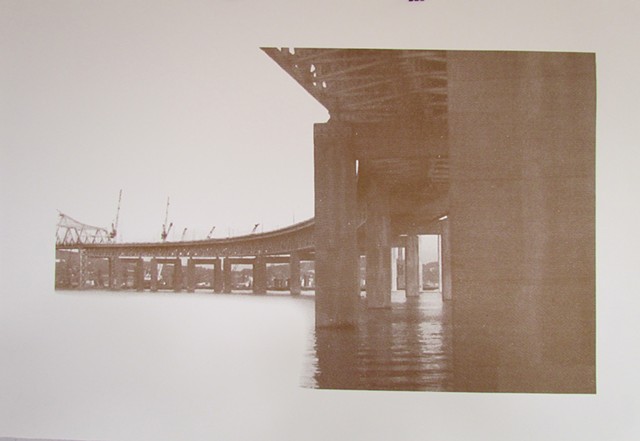 Tappan Zee Bridge on BFK paper limited edition 1/4