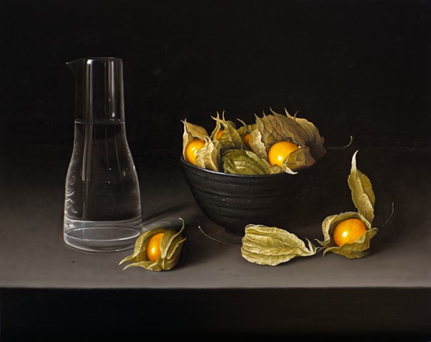 Water Jug with Physalis