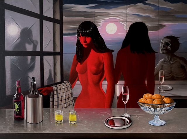 Ghoul at a Bar (After Manet)