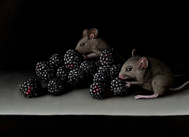 Mice with Blackberries