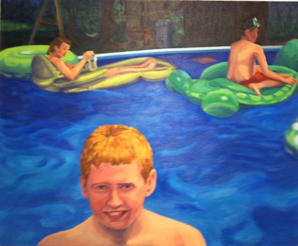 Edward in the Pool
