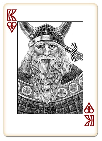 King of Hearts, face card, deck of cards