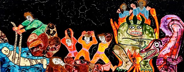 jenniferbeinhacker.com “self taught” “acrylic painting” “church art” “religious figures” Ethiopia “Jesus Christ”  “visionary art” “outsider art” “art brut” “raw art” “primitive art” “deviant art” collage “mixed media” “modern art” “contemporary art” fire 