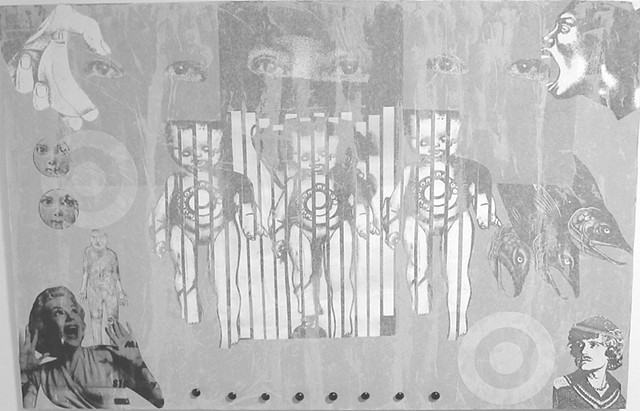 jenniferbeinhacker.com collage “self taught” “acrylic painting “”acrylic paint” “folk art” “mixed media” assemblage “water color paint” women men children faces hands dolls surrealism expressionism “visionary art” “primitive art” “deviant art” “folk art” 