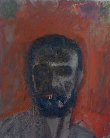 Head XX(Self-Portrait in Red State-A)