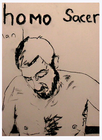 Homo Sacer V (Still from Homo Sacer Video Piece)