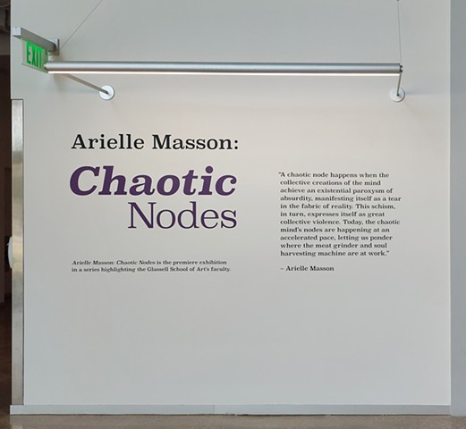 Arielle Masson - Solo Exhibition  « Chaotic Nodes »-