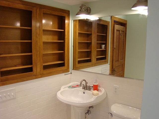 Cottage Home 1890's--bathroom after, detail