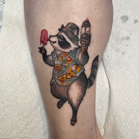 Ice Cream Raccoon