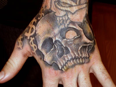 Hand Skull