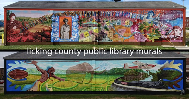 Licking County Public Library murals
