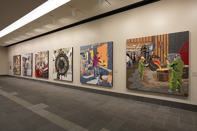 Cincinnati Art Museum, Made In Cincinnati, Featuring 6 mosaics from Work/Surface Series