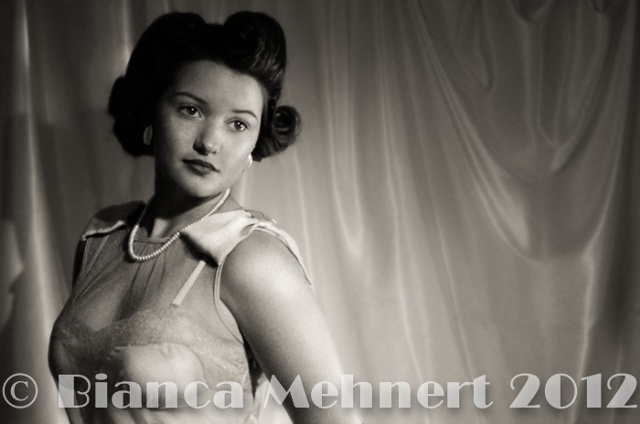 Retro, 1940's, Black and White