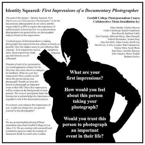 *"Identity Squared: First Impressions of a Documentary Photographer"*