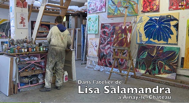 "Dans l'atelier de Lisa Salamandra" par Laurent Mabed pour Bip TV