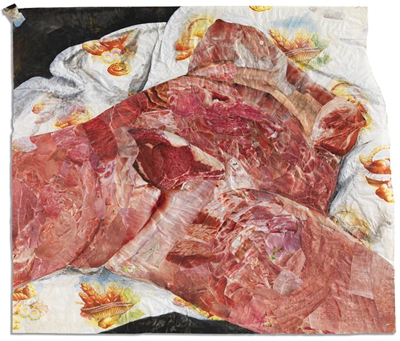 Daily Bread : Raw Meat (after Courbet)