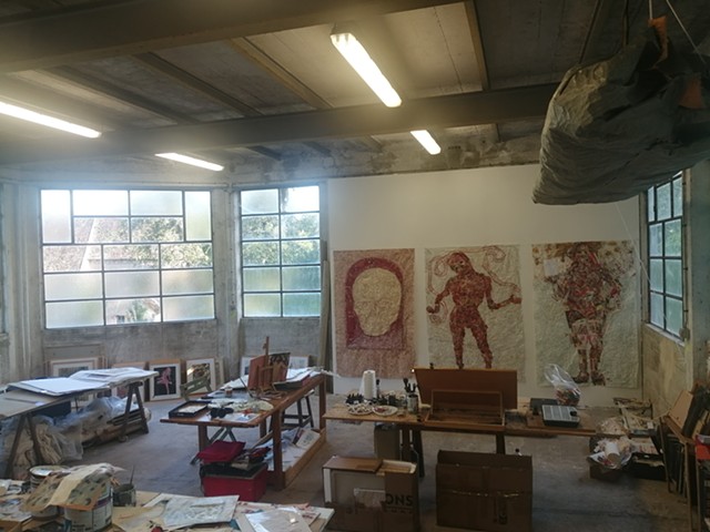  de dessin et de collage / Drawing and collage studio